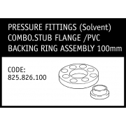 Marley Solvent Combination Stub Flange /PVC Backing Ring Assembly 100mm - 825.826.100
